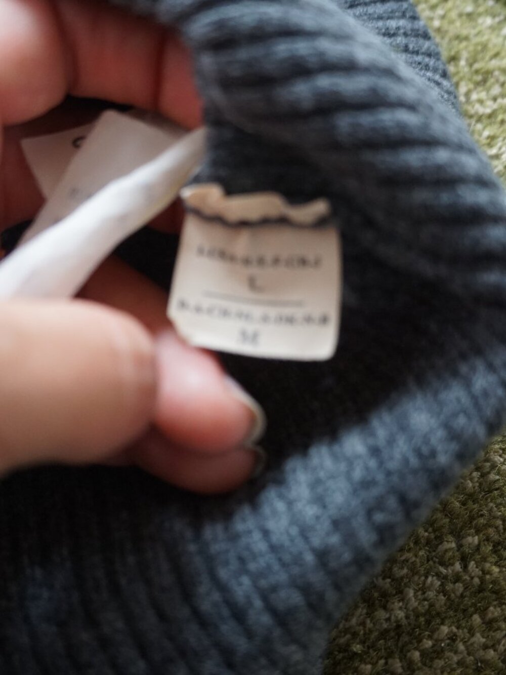 Vintage Rivamonti Wool Alpaca Silk Blend Plaid Cardigan – Made in Italy - Picture 6 of 11